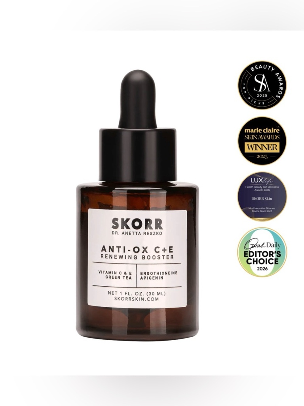 SKORR Anti-Ox C+E Renewing Booster Serum